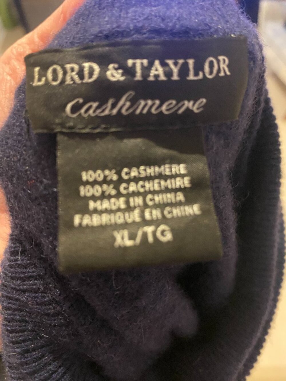 Lord & Taylor Cashmere Turtleneck